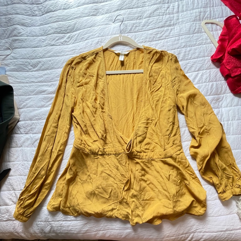 H&M Yellow blouse